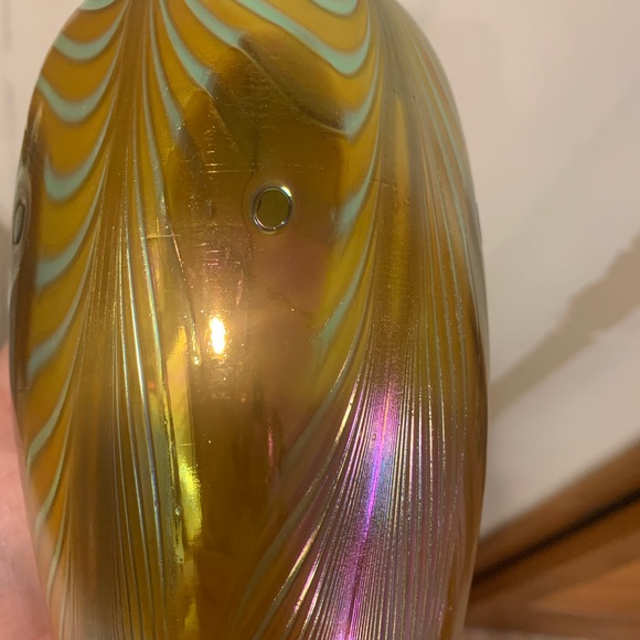 Pendant light Opalescent Hand Blown Glass (3 Available) - Picture 2 of 10